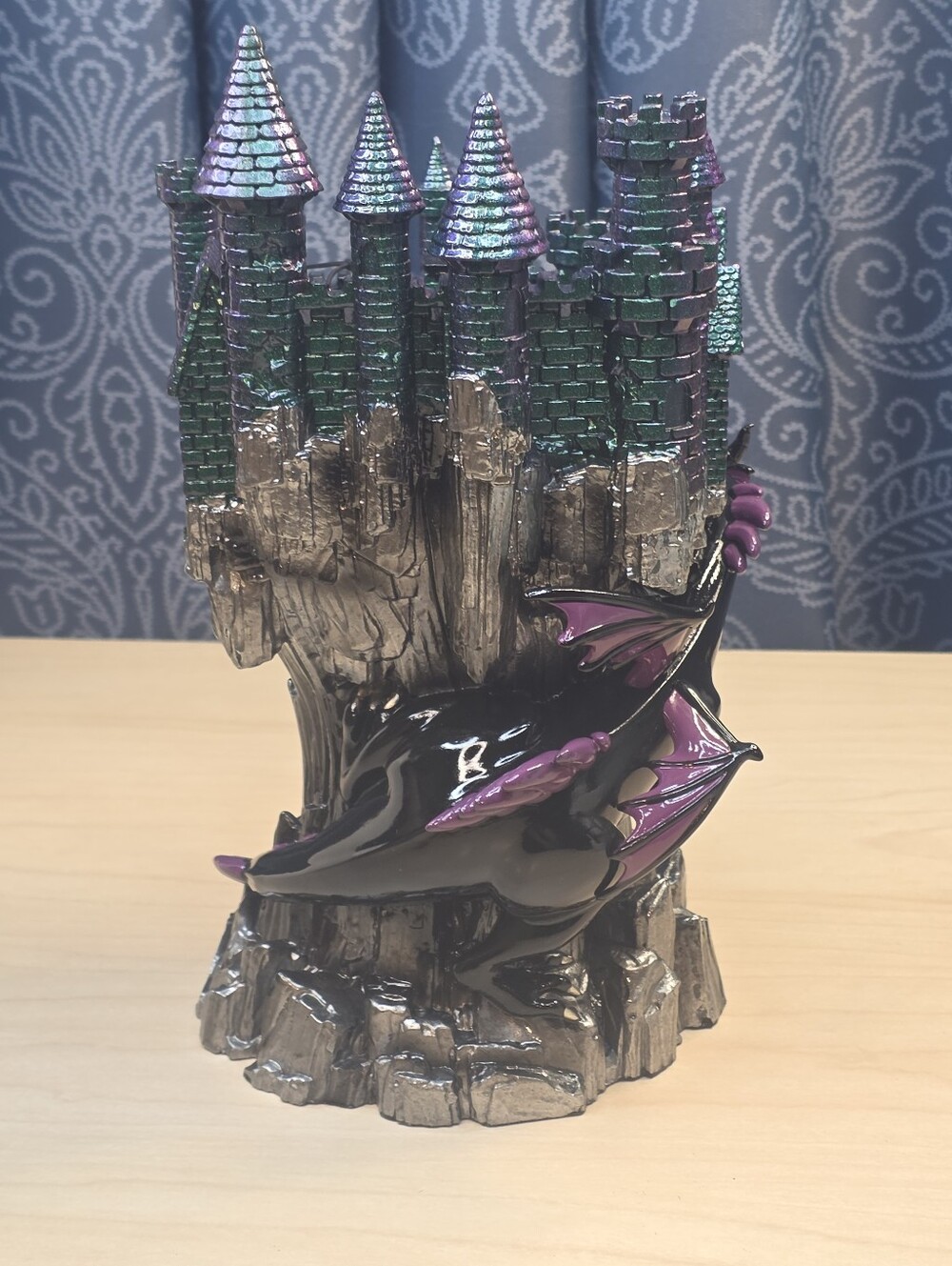 Disney Villains Maleficent Dragon Castle 3-Wick Candle Holder Bath & Body Works - Picture 7 of 16